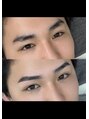 リノプラス 渋谷店(LINOPLUS) 【ストレート眉毛】男性らしい眉毛◎#パラレルブロウ#眉毛パーマ