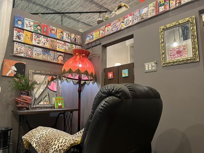 パーマ屋 レトロの写真