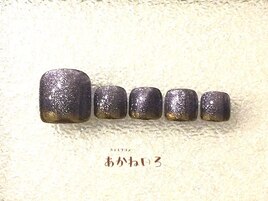 秋冬マグネットフレンチネイル
