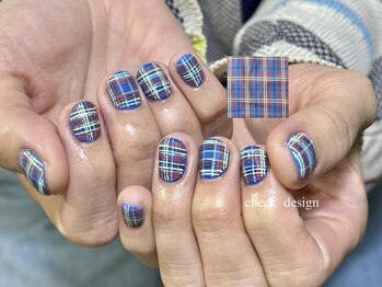 チェックネイル