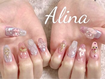 エリナネイルサロン池袋(Alina Nail Salon)の写真/[Instagramで話題]池袋エリアで最新トレンドネイルを◆スピード施術ながらもアートの再現性◎パーツ多数