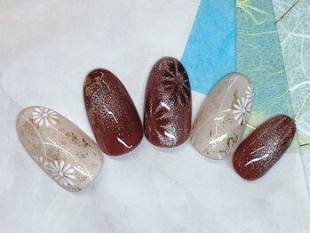 アルセア 上野御徒町店(Alcea)/マグネットネイル 和柄 着物