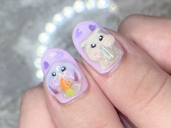 ★動物3Dネイル★