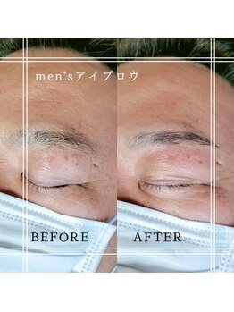 パーソナルアイラッシュ(PERSONAL EYELASH)/メンズアイブロウ