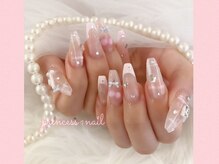 Cherryチェックネイル(アプレ￥9800)