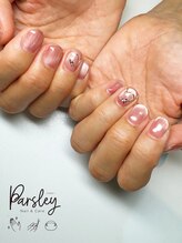 パスリー ネイルアンドケア(Parsley Nail&Care)/マグネットネイルにハート