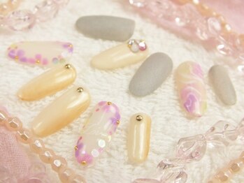 エムネイル(M Nail)/エレガントネイル(フラワー)