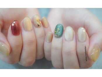 ウリコ ネイルアトリエ(urico nail atelier)/ほんのりクリスマスツリー