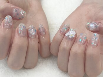 クリア/ラメ/staff:Tsukamoto