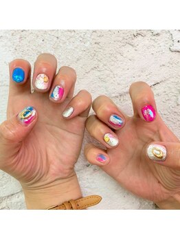 プライズアイリス アイラッシュ 池袋東口店(prize Iris eyelash)/サマーネイル★