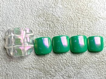 レイネイル 岐阜茜部店(RAY NAIL)/オーロラチェックネイル