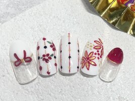 お正月&成人式に和柄ネイル