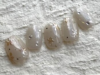 アイネイルズ 池袋店(I-nails)/ミラーフラワーブライダル