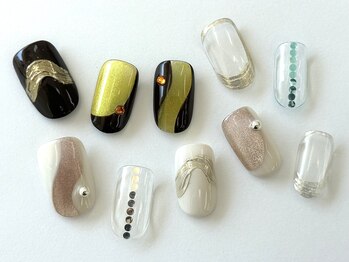 ネイルサロン クイール 小山店(NAIL SALON QUILL)/マグネットニュアンスアート☆