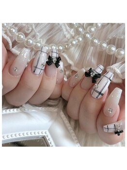 リンドネイル バイ モカ アンド ララ(Lind nail by moca and LaLa)/【mio】10本アート