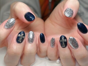 ジョアネイル(JOA Nail)/ワンカラー★クロムパーツ★十字