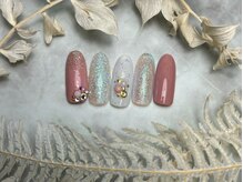 ブリスフルハピネス(Blissful happiness)/定額ネイル（simple）新春ver.