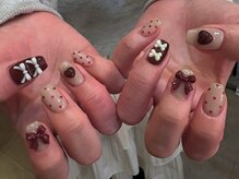 アイネイルズ 天神今泉店(I-nails)/【kie.h】ボルドーガーリー
