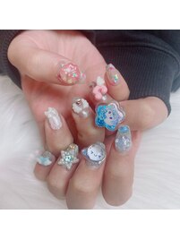 wishcore×平成女児ネイル