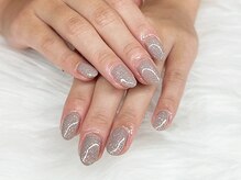 ミエル バイ ララモアナ(miel by lalamoana)/nail design：フラッシュネイル