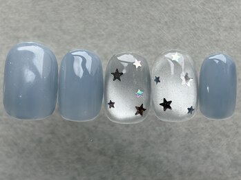 ネイルメゾン 天神店(NAIL MAISON)/水光マグネット星¥6000