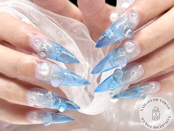 ネイルズガッシュ 川崎店(NAILsGUSH)の写真/<自然かつ美しいフォルム>深爪・折れてしまった爪・短いお爪も綺麗に長さだし♪モチの良さも◎