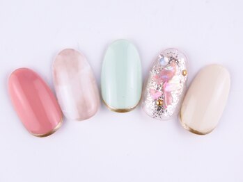 エリクサーネイル 池袋(Elixir Nail)/定額b カジュアル/クーポン使用