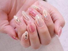 ラルネイル 大宮(Lull. nail)/＊クリアオーロラ＊ニュアンス＊