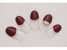 ハートネイル　ガーリーネイル