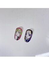 アンベリィ ネイル(embellie nail)/甘露時蜜璃×胡蝶しのぶ