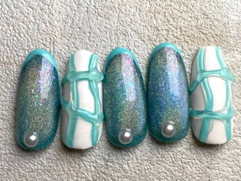 レイネイル 岐阜茜部店(RAY NAIL)/韓国チェックネイル