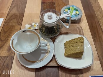 ソレイユ/施術後のティータイム♪