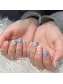 持ち込み☆ニット☆冬ネイル