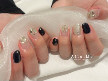 アリューミー 南青山店(Allu.Me)/ネイビーネイル