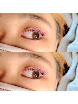 パーソナルアイラッシュ(PERSONAL EYELASH)/LED×COLORエクステ