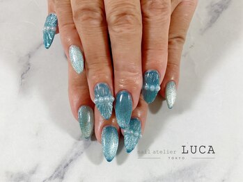 ネイルアトリエルカ(nail atelier LUCA)/C-17 マグネットプリーツネイル