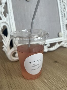 テト ネイルアンドアート 岐阜茜部(TETO)/ドリンクサービス♪