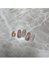 ネイルサロン エーナイン ちとせモール店/ニュアンス定額デザイン