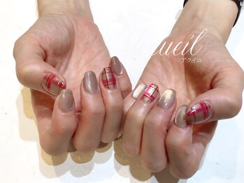 アクイユ 銀座店(ACCUEIL)/チェックネイル