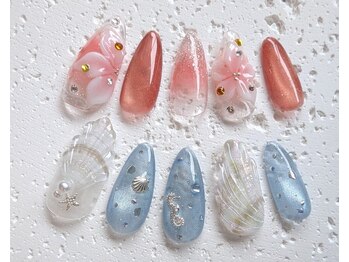 ジュネルの写真/[画像持込OK]お客様と一緒に作る極上Nail♪感動の指先と楽しい時間をご提供♪enoi夏ジェルや韓国ジェル入荷