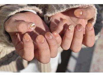 ネイルサロン アトリエ エフ(atelier efu)/【ミキ担当】ニュアンスネイル