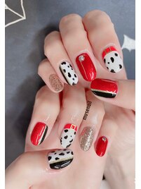 ダルメシアンネイル