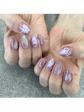 クレア(CLEA)/パープルマグネットネイル