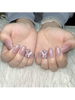 インプレス 鶴見店(Impress)/ピンクフラッシュネイル