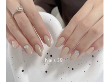 ネイルズサンキュー(Nails 39)/ワンカラー&アート2本！！