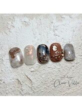ネイルサロンクリアヴィラ(nail salon clear villa)/nuance art¥13200