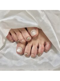 ジュエリーデザインフットネイル