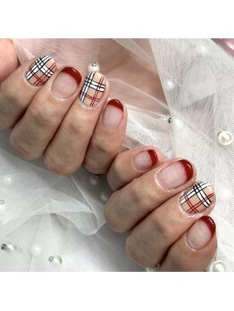 センスネイル(Sense nail)/バーバリーデザイン♪