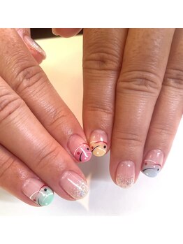 梅屋敷 ネイルサロンエクラ/季節のネイルデザイン