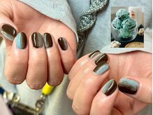 ヌル ネイル 堀江(NURU NAIL HORIE)/チョコミントネイル♪